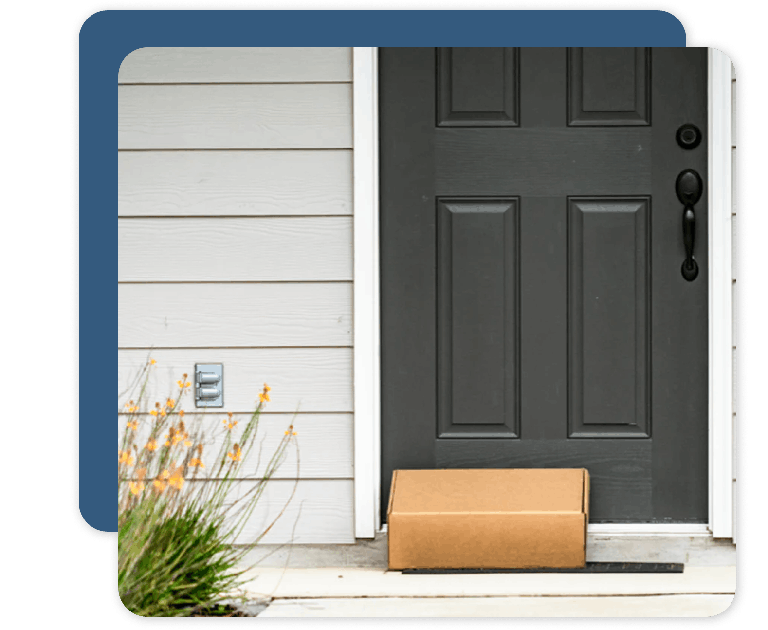 Delivered to doorstep