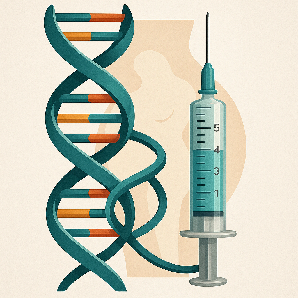 A visual representation of DNA double helix intert